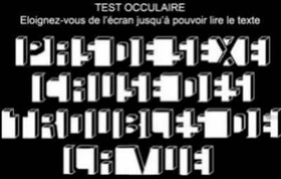 test occulaire